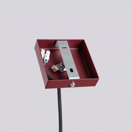 Lámpara colgante con cable PASTELO 1xG9/8W/230V roja