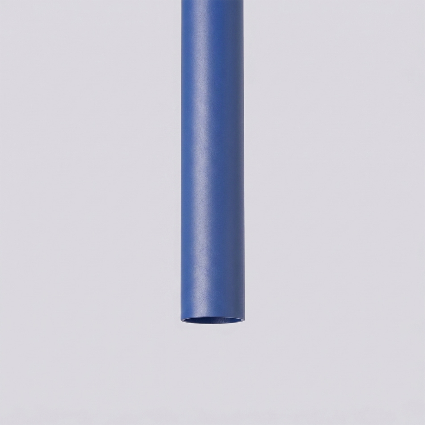 Lámpara suspendida por cable PASTELO 1xG9/8W/230V azul