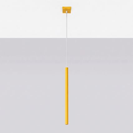 Lámpara colgante con cable PASTELO 1xG9/8W/230V amarilla