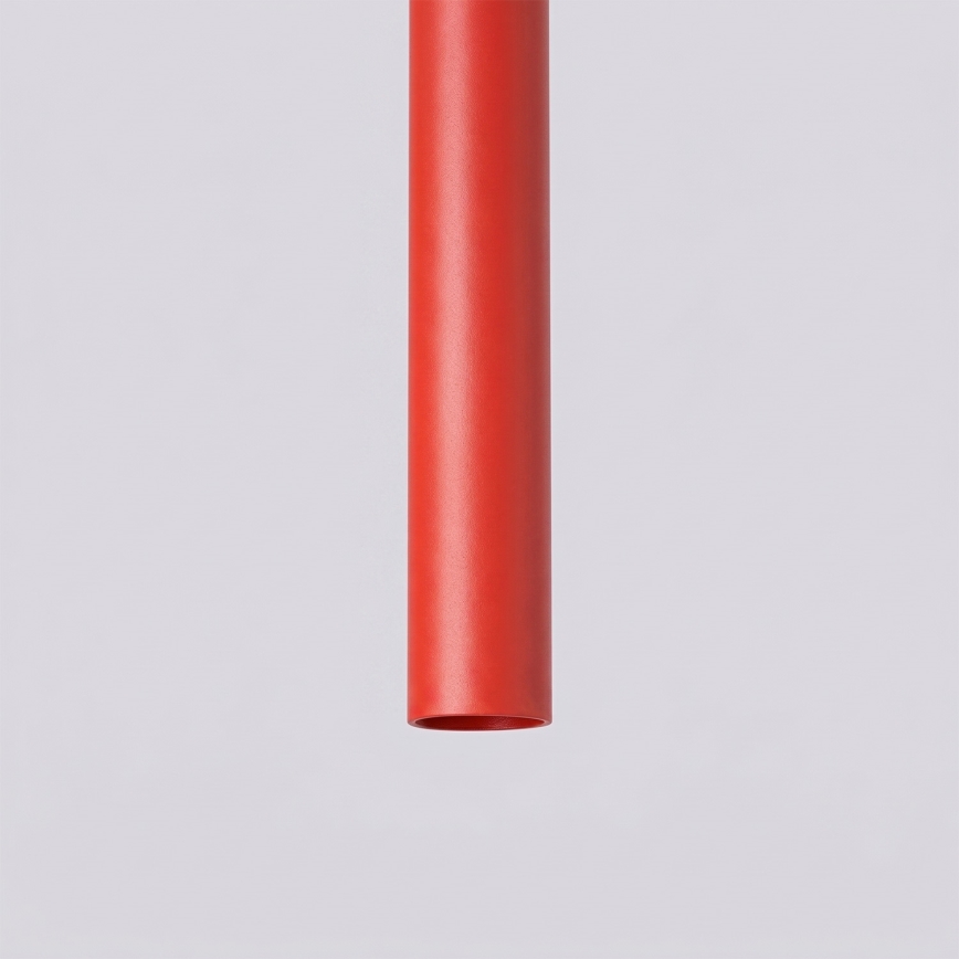 Lámpara colgante con cable PASTELO 2xG9/8W/230V roja