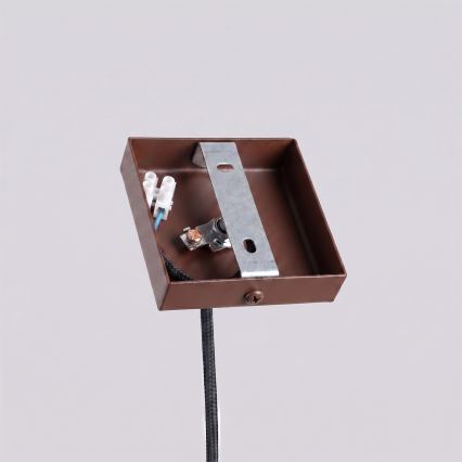 Lámpara colgante con cable PASTELO 1xG9/8W/230V marrón
