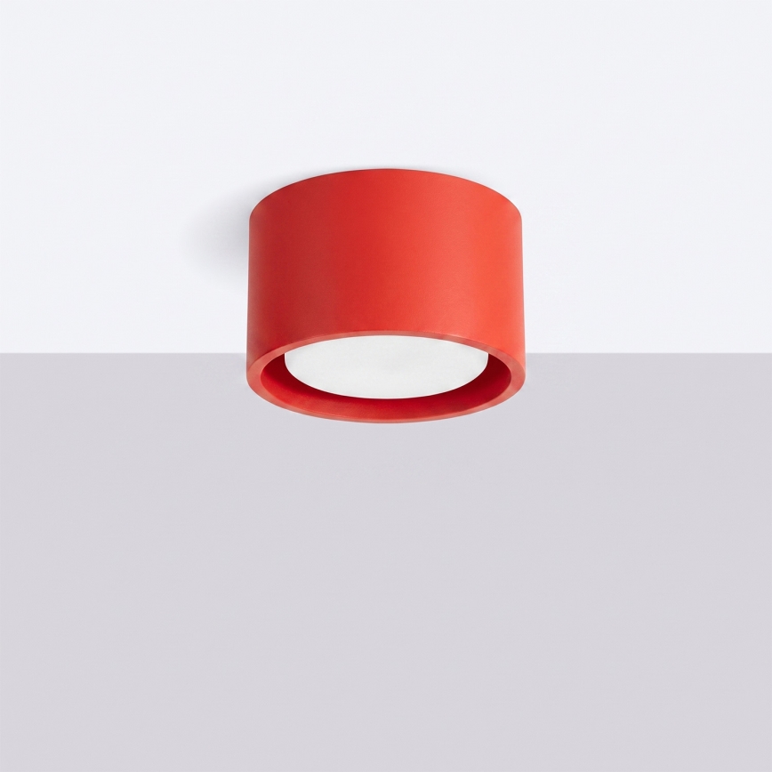 Foco orientable MODO 1xGX53/10W/230V rojo