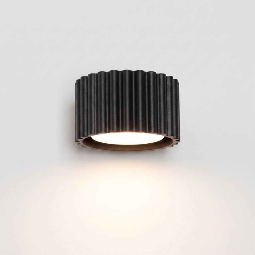 Aplique de pared AURA 1xGX53/10W/230V negro