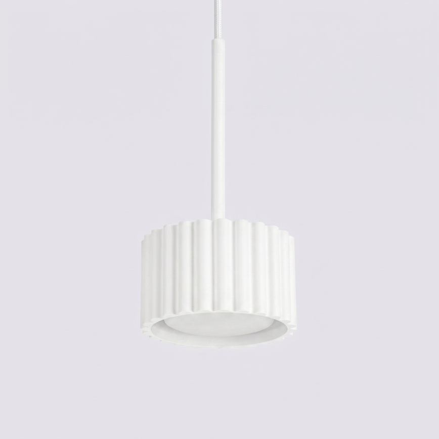 Lámpara colgante suspendida por cable AURA 1xGX53/10W/230V blanca
