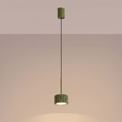 Lámpara colgante AURA con cable 1xGX53/10W/230V, verde