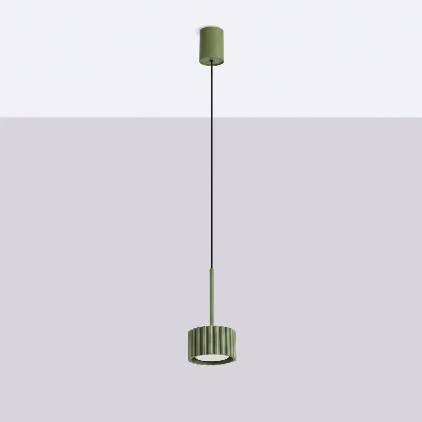Lámpara colgante AURA con cable 1xGX53/10W/230V, verde