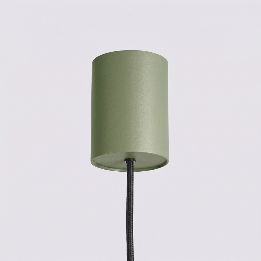 Lámpara colgante con cable AURA 4xGX53/10W/230V verde