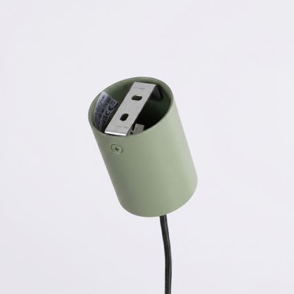 Lámpara colgante con cable AURA 4xGX53/10W/230V verde