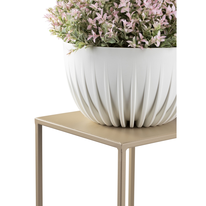 Soporte para flores 100x24 cm beige