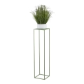 Soporte para flores 100x24 cm verde oscuro