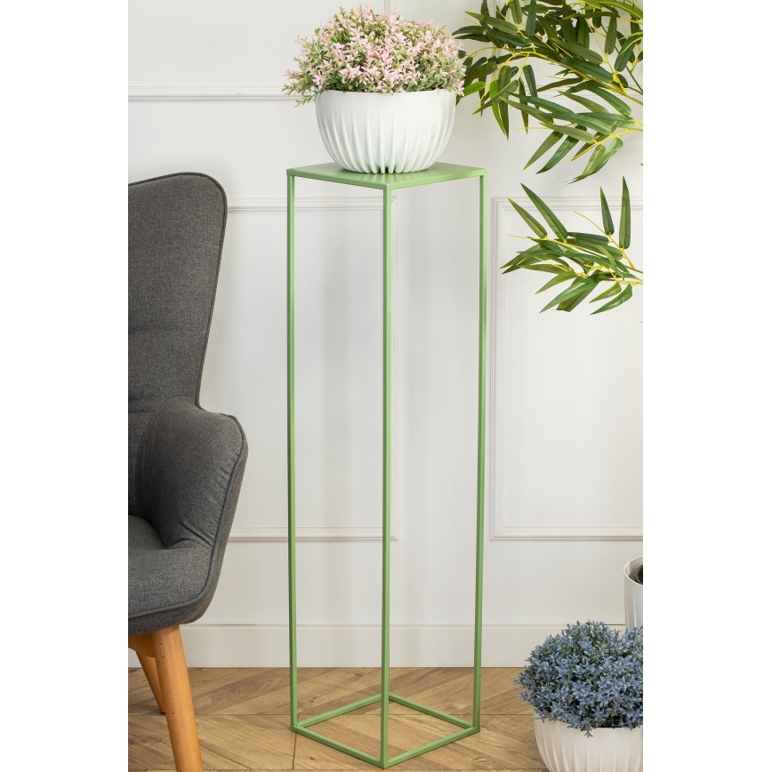 Soporte para flores 100x24 cm verde oscuro