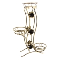 Soporte para flores 100x70 cm dorado