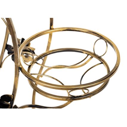 Soporte para flores 100x70 cm dorado