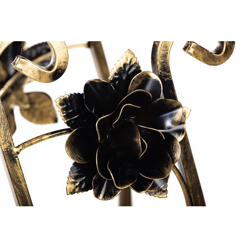 Soporte para flores 100x70 cm dorado