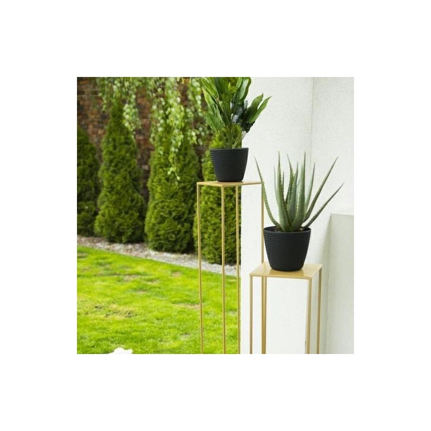 Soporte para flores 130x24 cm dorado