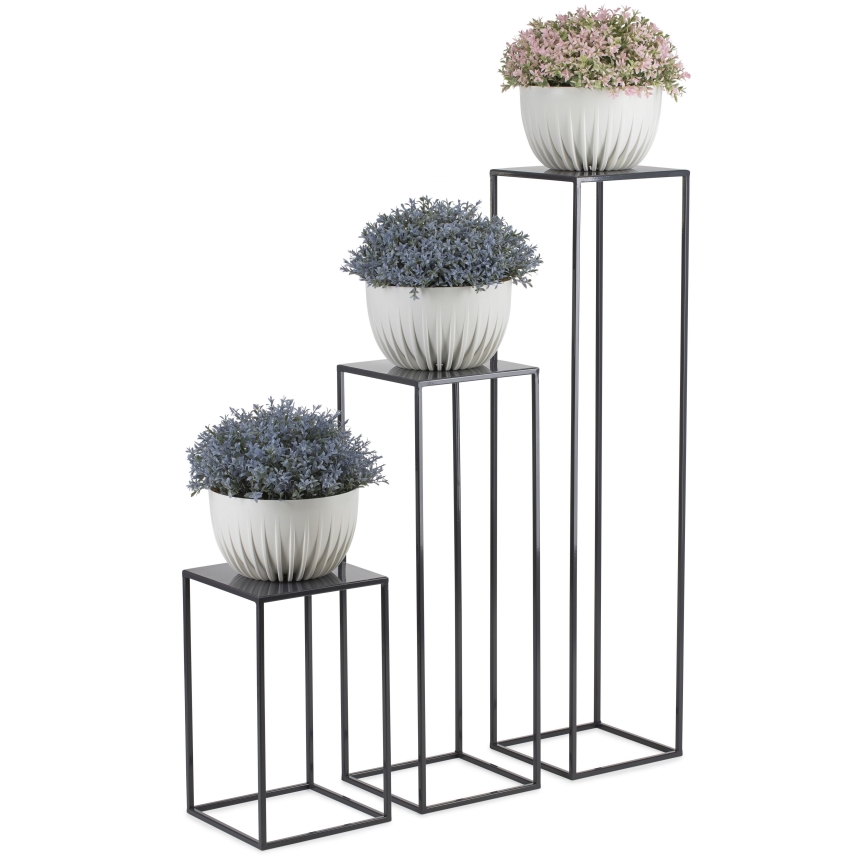 Soporte para flores 40x24 cm antracita