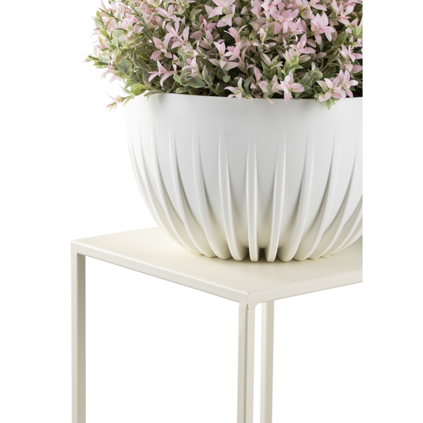 Soporte para flores 40x24 cm color crema