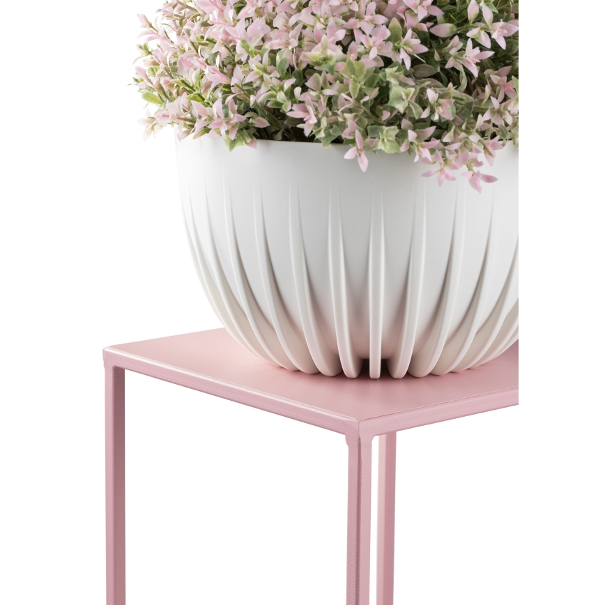 Soporte para flores 40x24 cm rosa