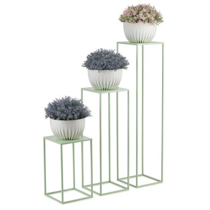 Soporte para flores 40x24 cm verde claro