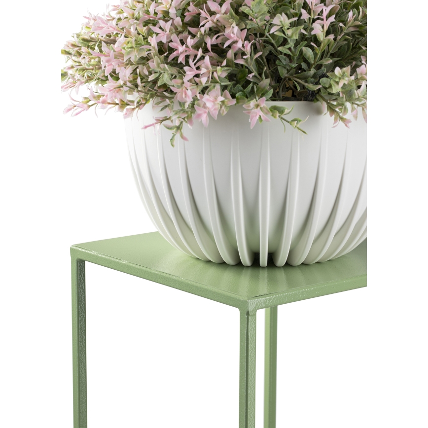 Soporte para flores 40x24 cm verde oscuro