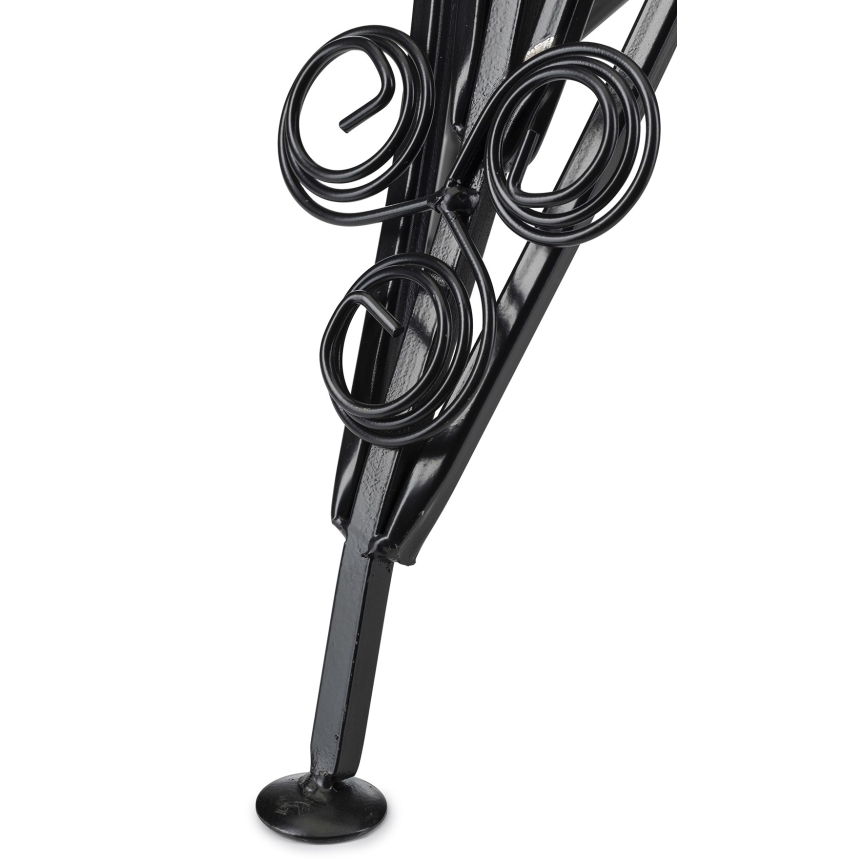 Soporte para flores 47x43 cm negro