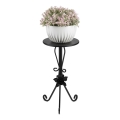 Soporte para flores 55x33 cm negro