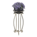 Soporte para flores 62x28 cm dorado