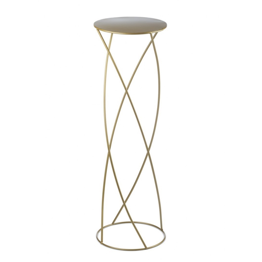 Soporte para plantas 70x22,5 cm dorado