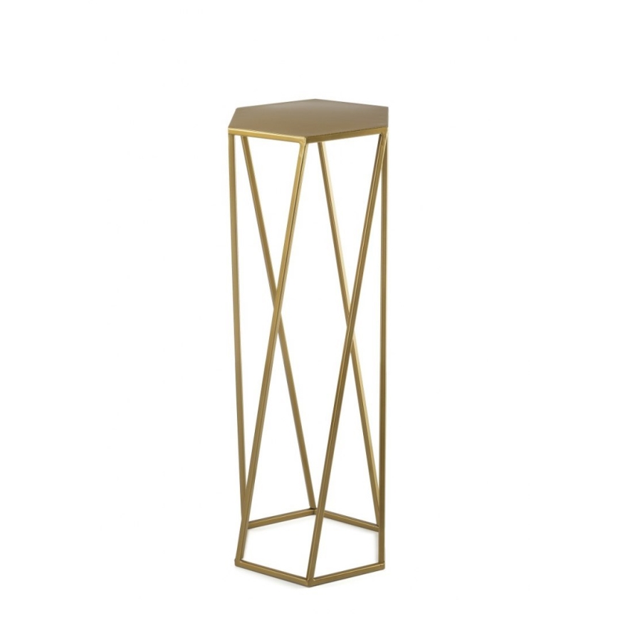 Soporte para plantas 70x24 cm dorado