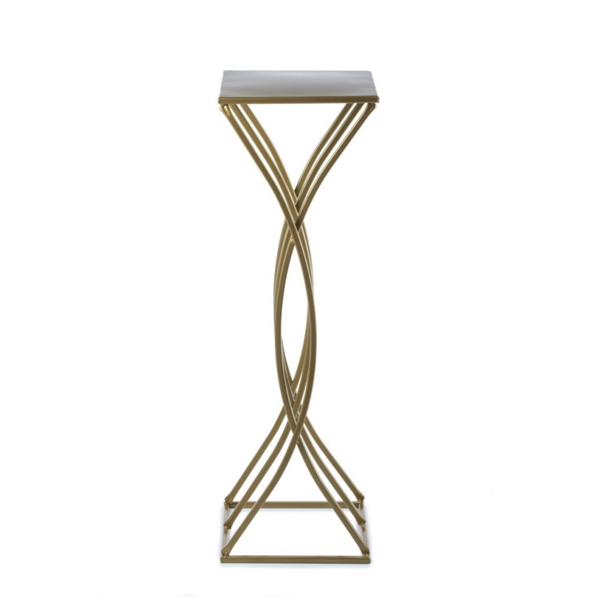 Soporte para plantas 75x23 cm dorado