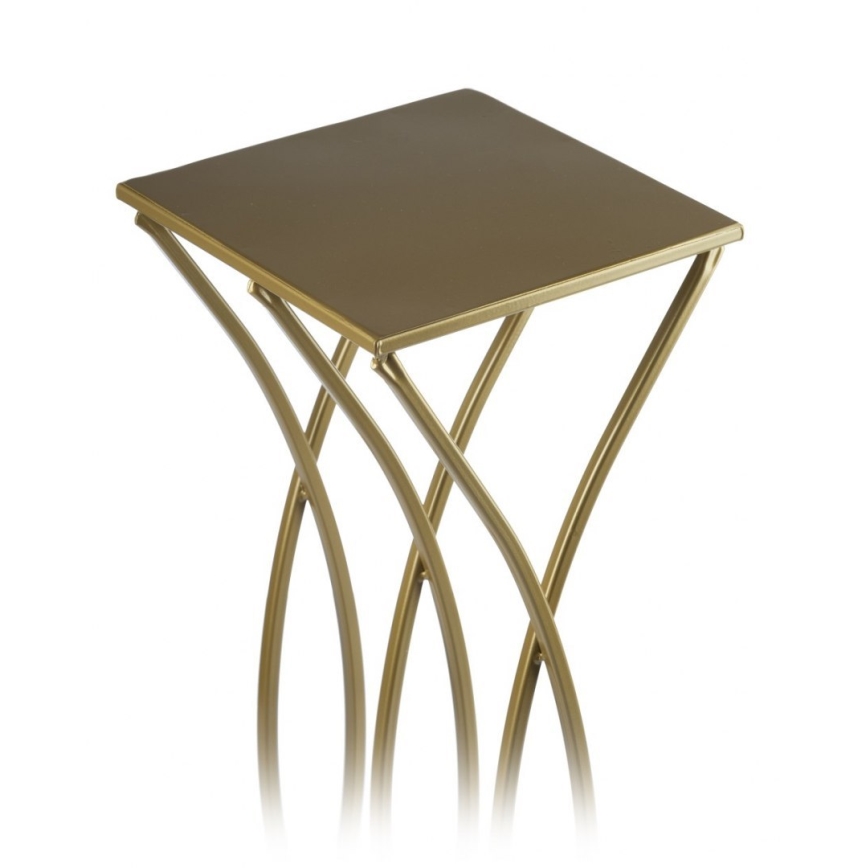 Soporte para plantas 75x23 cm dorado