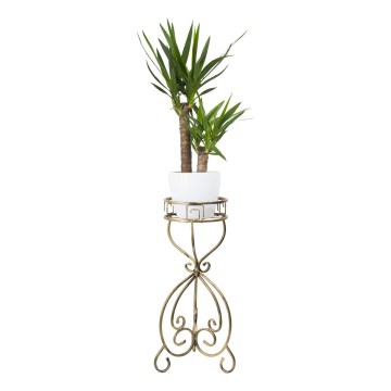 Soporte para flores 76x32 cm dorado