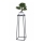 Soporte para flores LOFT 70x24 cm negro