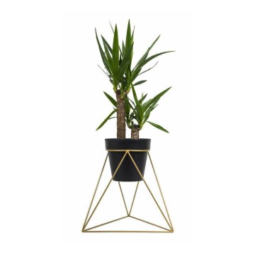 Soporte para maceta TRIANGL 40x45 cm dorado