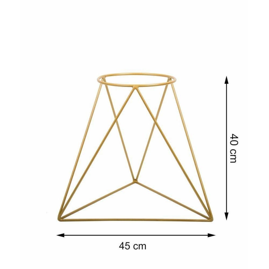 Soporte para maceta TRIANGL 40x45 cm dorado
