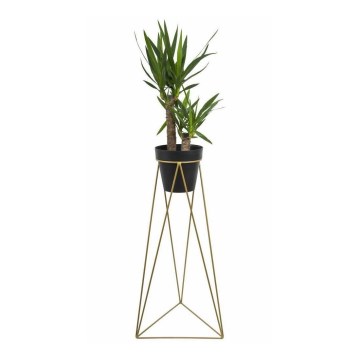 Soporte para maceta TRIANGL 90x50 cm dorado