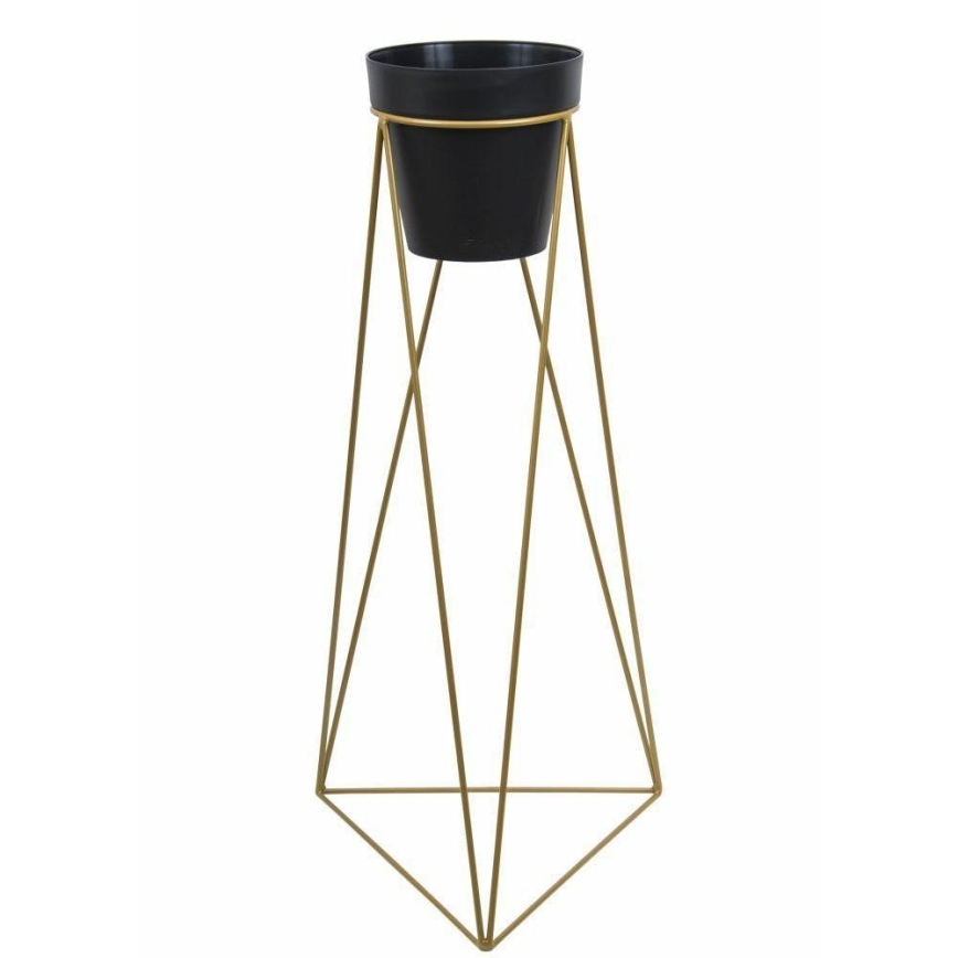 Soporte para maceta TRIANGL 90x50 cm dorado
