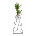 Soporte para maceta TRIANGL 90x50 cm negro