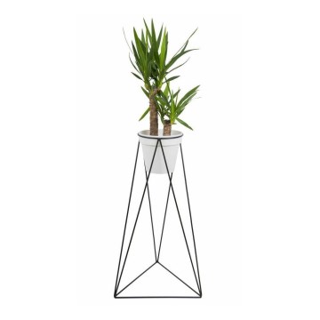 Soporte para maceta TRIANGL 90x50 cm negro