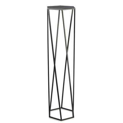 Soporte para plantas 100x24 cm negro