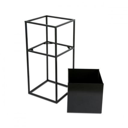 Soporte para plantas 50x24 cm negro