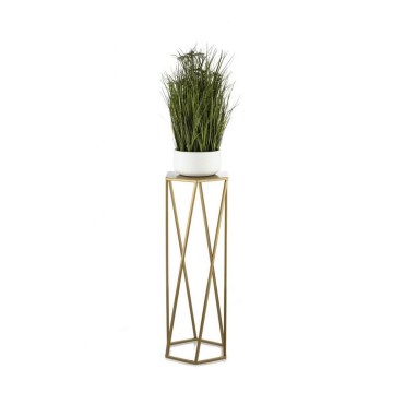 Soporte para plantas 70x24 cm dorado