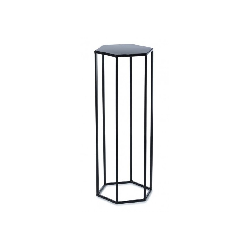 Soporte para plantas 70x24 cm negro
