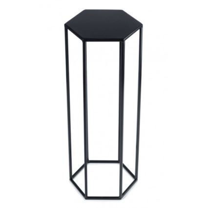 Soporte para plantas 70x24 cm negro