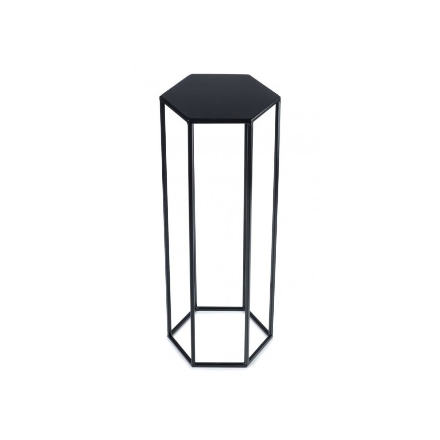 Soporte para plantas 70x24 cm negro
