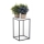 Soporte para plantas BASICLOFT 40x24 blanco/negro