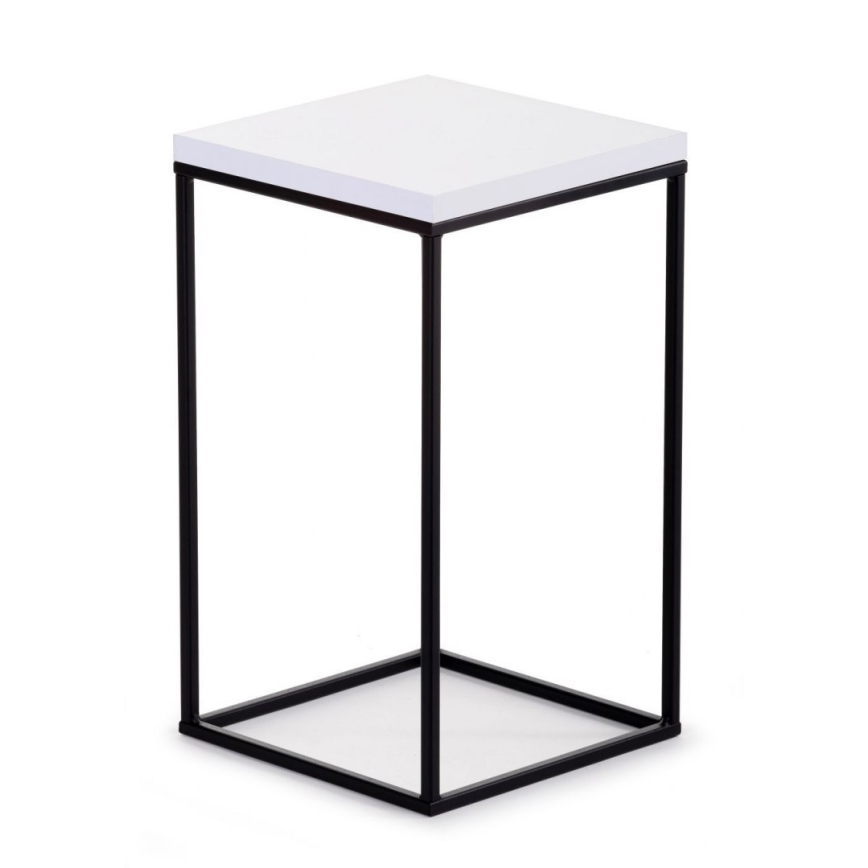 Soporte para plantas BASICLOFT 40x24 blanco/negro