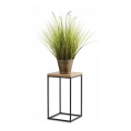 Soporte para plantas BASICLOFT 40x24 negro/marrón