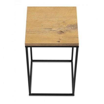 Soporte para plantas BASICLOFT 40x24 negro/marrón