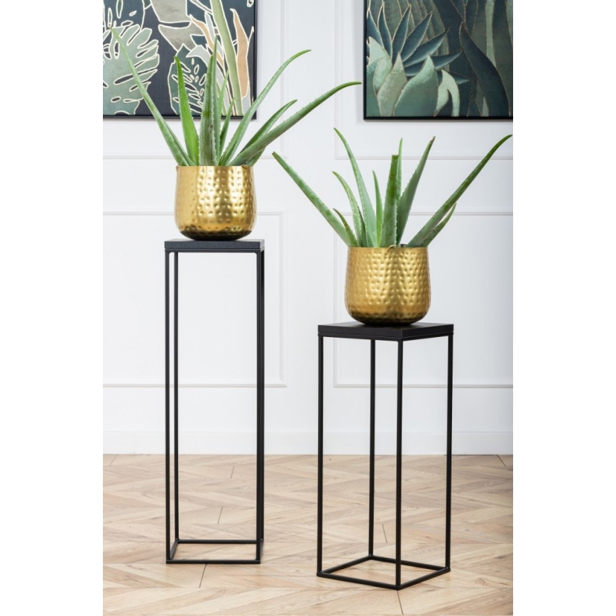 Soporte para plantas BASICLOFT 60x24 negro